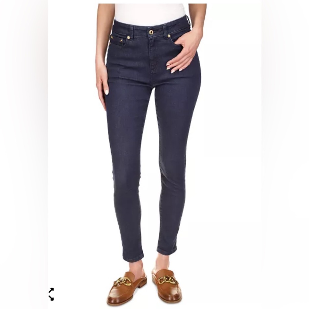 Michael Kors High Rise Skinny Jeans Dark Wash 6